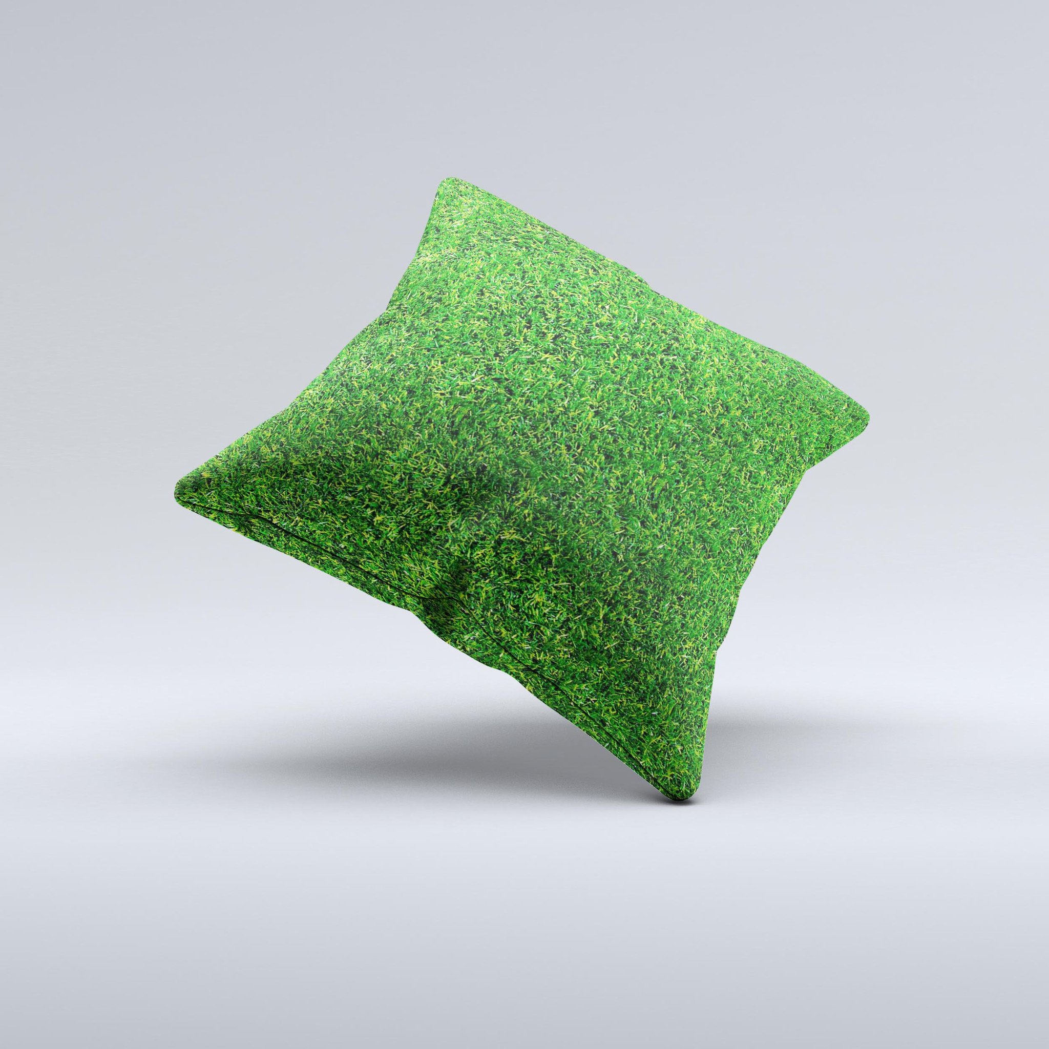 GreenTurf Ink-Fuzed Decorative Throw Pillow featuring unique hand-produced graphic design, crafted in Virginia with high-quality materials.